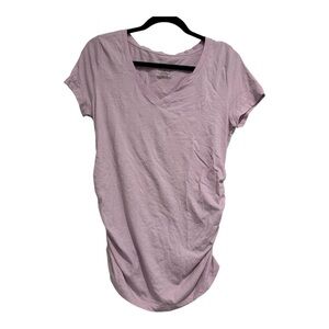 Maternity Sonoma Goods For Life Essential V-Neck Tee in Lavender